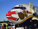 Santa hit by plane